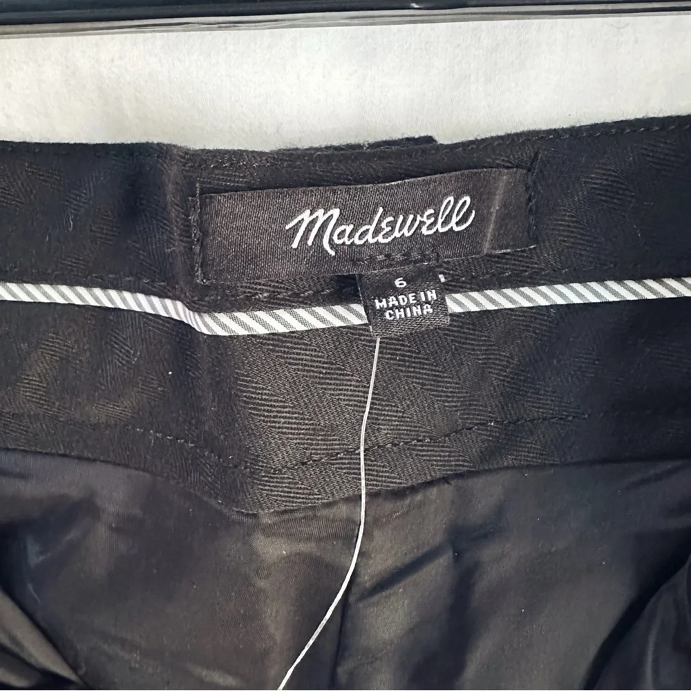 NEW Madewell Cargo Pants in Pinstripe Almost Black - Picture 7 of 9